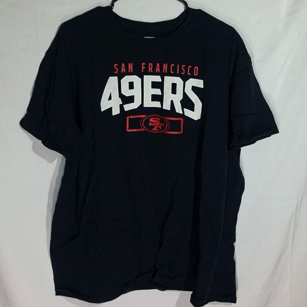 NFL Team Apparel San Francisco 49ers Graphic T-Shirt Black 2XL